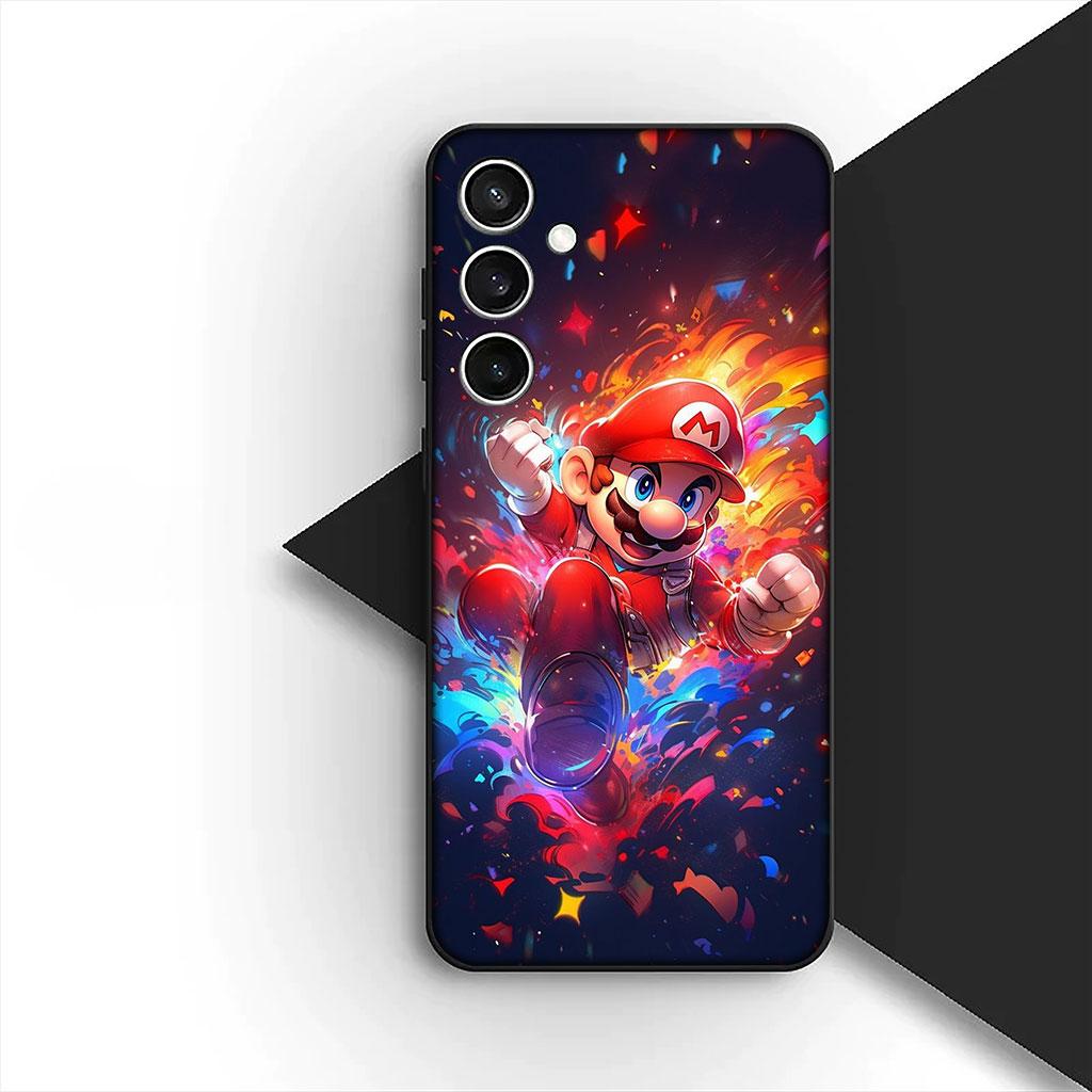 Poster M-marios-Wallpaper Phone Cover Soft Case for Samsung Galaxy S25 S24 S23 FE Ultra Plus S7 Edge S25+ S23+ A56 5G Casing