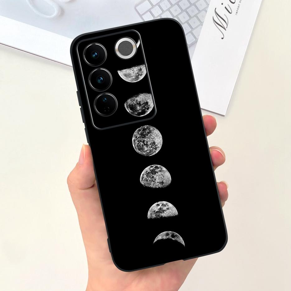 Чехол для Vivo V27 Чехол для Vivo V27e V2237 Милый Модный Расписной Чехол Мягкий Силиконовый Чехол для Телефона Для Vivo V27 Pro V 27 V27e Задняя Крышка Сумки