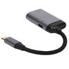 USB C to Mini DisplayPort Adapter 1.4 3.1 Converter Fast Charge for Projector TV Monitor