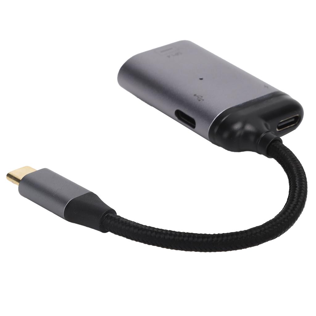 USB C to Mini DisplayPort Adapter 1.4 3.1 Converter Fast Charge for Projector TV Monitor