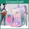 New Colorful Children's Backpack Cute Dual Color Kindergarten Bag With Breathable Design