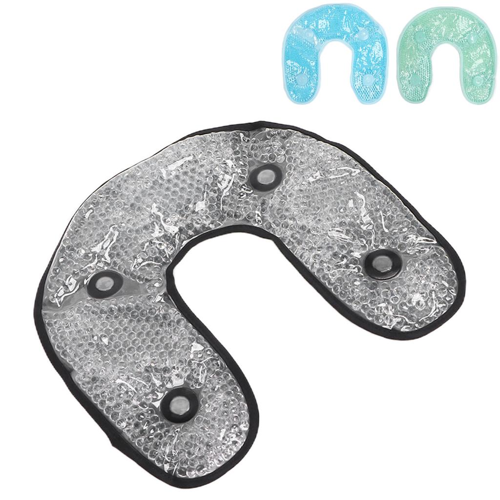 U-образные гелевые шарики, охлаждающая терапия, обертывание для шеи, травма шеи, многоразовый облегченный холодный компресс