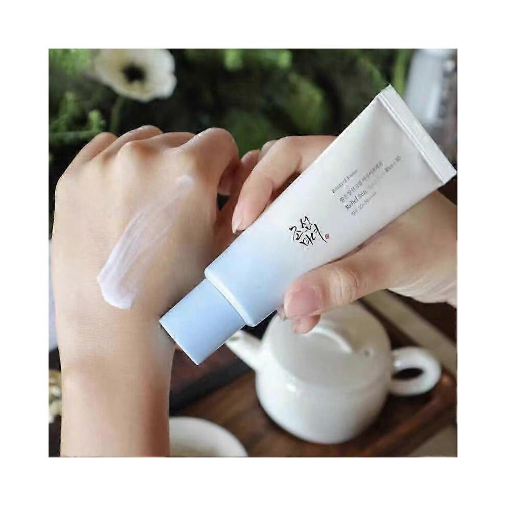 3 шт. Relief Sun Органический солнцезащитный крем SPF50+ Глубокое увлажнение Антиоксидантная защита для летней защиты
