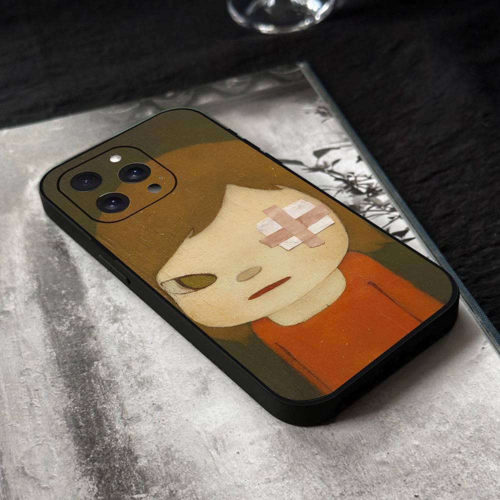Чехол для телефона Yoshitomo Nara Силиконовый Мягкий Для IPhone 17 Air 16 15 14 13 12 11 Plus Pro Max Plus
