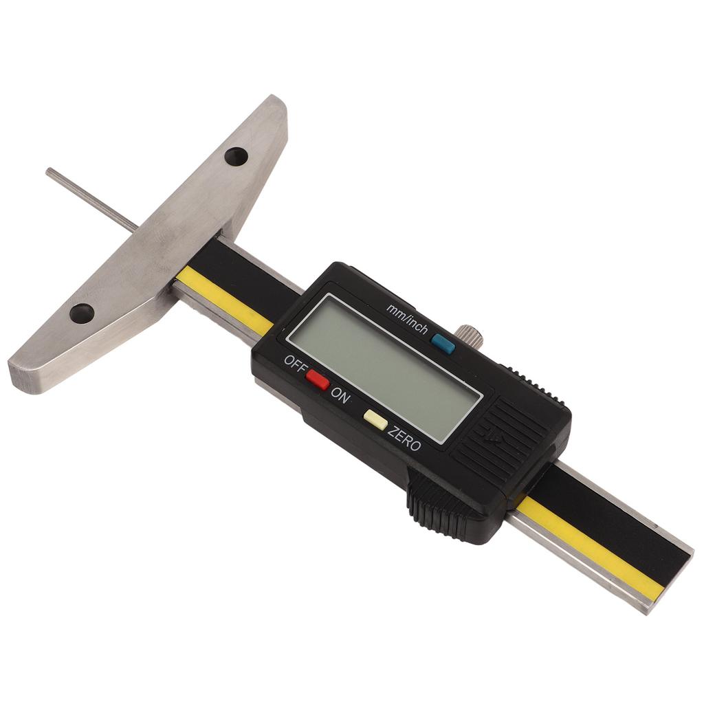 Цифровой ЖК-дисплей для измерения глубины протектора шин с преобразованием дюймов в мм, портативный для легковых автомобилей, грузовиков, внедорожников