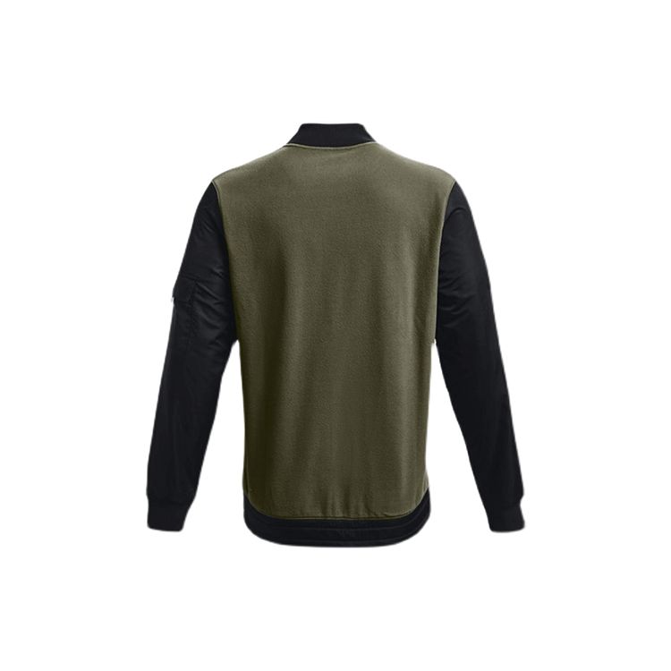 Under Armour ColdGear® Infrared Utility Flight Training Logo Color Block Jacket Men Jacket Green 1366198-001