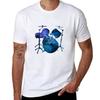 Drums T-Shirt T Shirts Designer T Shirts with Prints T Shirts Cotton 100% T-Shirt