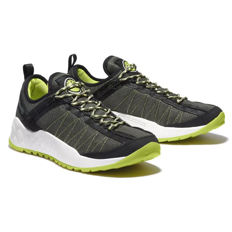 Timberland Туристическая обувь Solar Wave LT Low Черный Серый Неоновый Зеленый Мужская A2AYSA58
