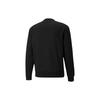 Puma Утепленный спортивный вязаный свитер с логотипом Crew Logo на флисовой подкладке, мужские топы, черный 846545-01