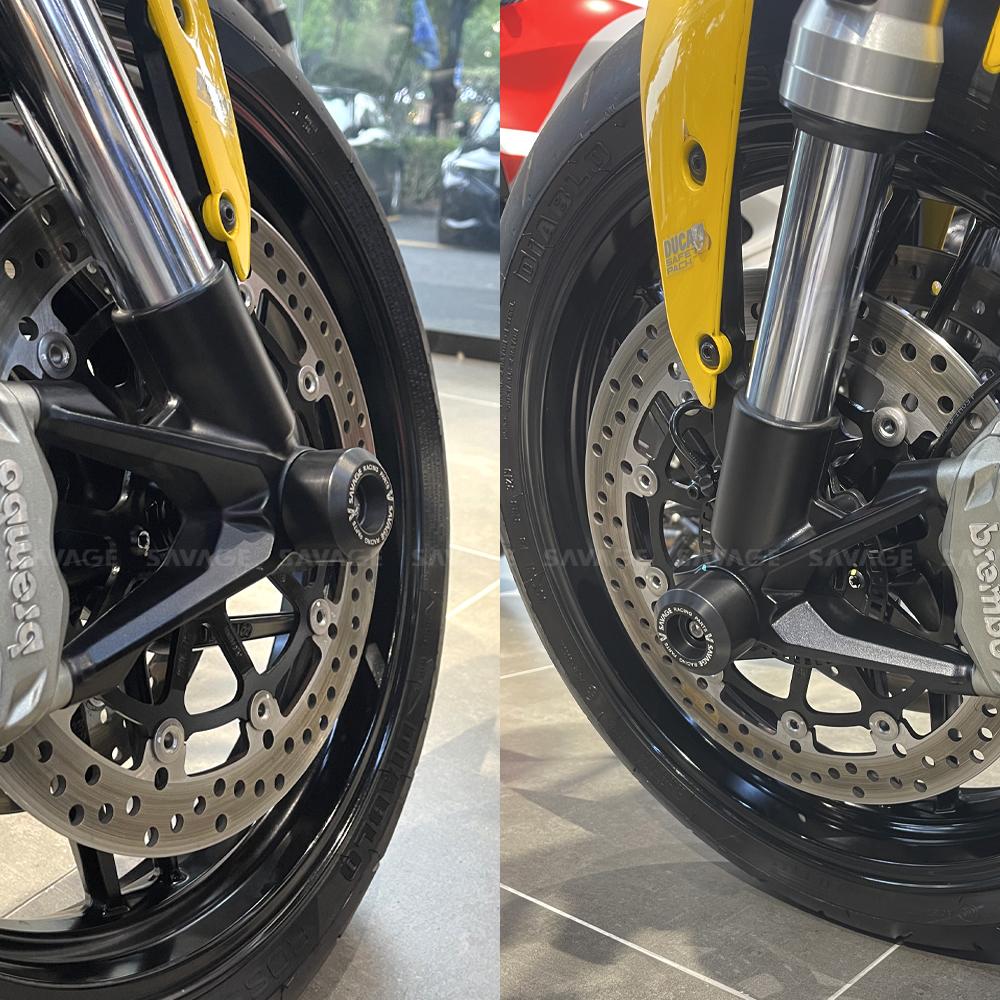 Для DUCATI Monster 821 797 DesertX Multistrada 950 1200 1260 Panigale 899 959 Мотоциклетная Ось Вилка Защитный Слайдер Падения Защита Колеса