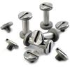2 Sets Shirogoro Knives Style 416 Stainless Steel Material Knife Handle Lock Screws Rivet Nail Bolt Fastener DIY Making Part
