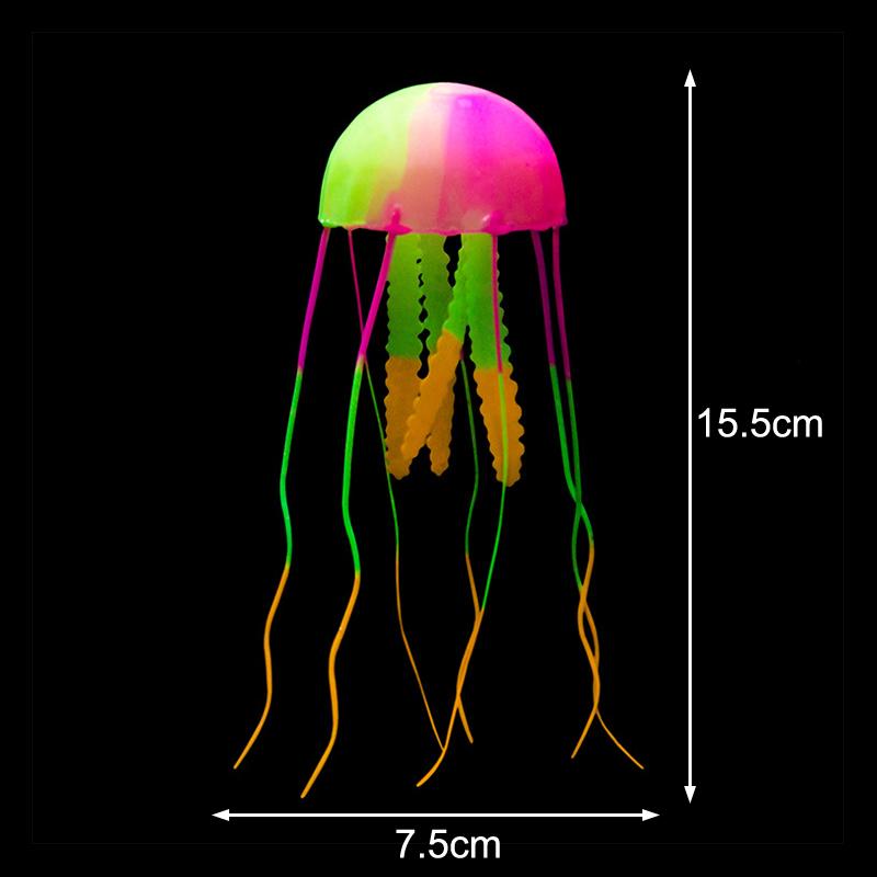 Красочные медузы украшения имитация аквариума реалистичный плавающий декор искусственный светящийся эффект медузы украшения
