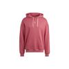 Adidas Solid Color Logo Hoodie Men Hoodies Rock-Pink HT4457