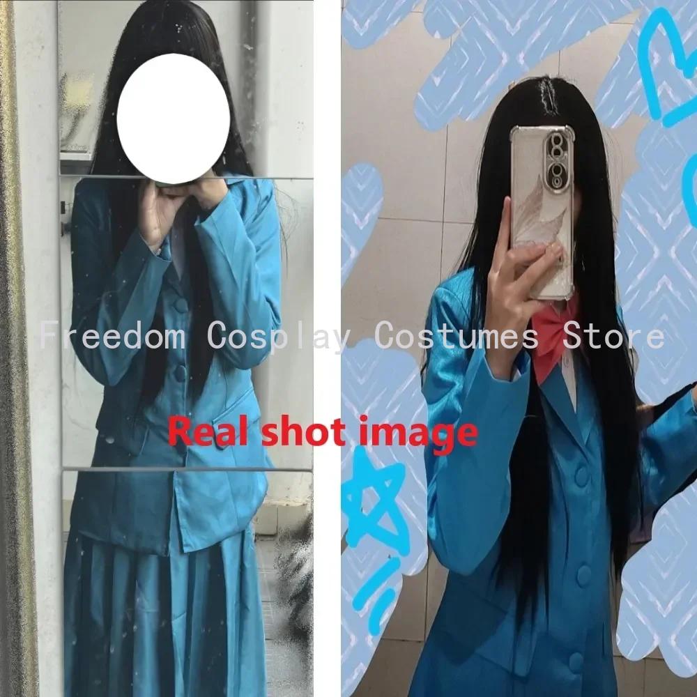 Anime Kimi ni Todoke From Me to You Sawako Kuronuma Cosplay Costume Full Set, JK School Uniform Blazer Skirt Shirt Bow
