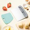 2 in 1 Stainless Steel Dough Scraper Set Pastry Scraper for Bread Cake Pizza Baking Flexible Bowl Scraper Dough Scraper Tools