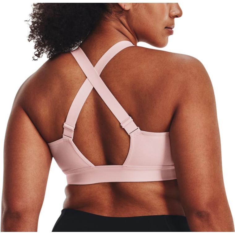 (WMNS) Under Armour Continuum Mid Sports Bra 'Light Pink' Women's 1372559-676