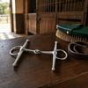 Ring Style Full Cheek Bit Jointed Design Horse Mouth Bit Horse Snaffle Bit  Equestrian Training