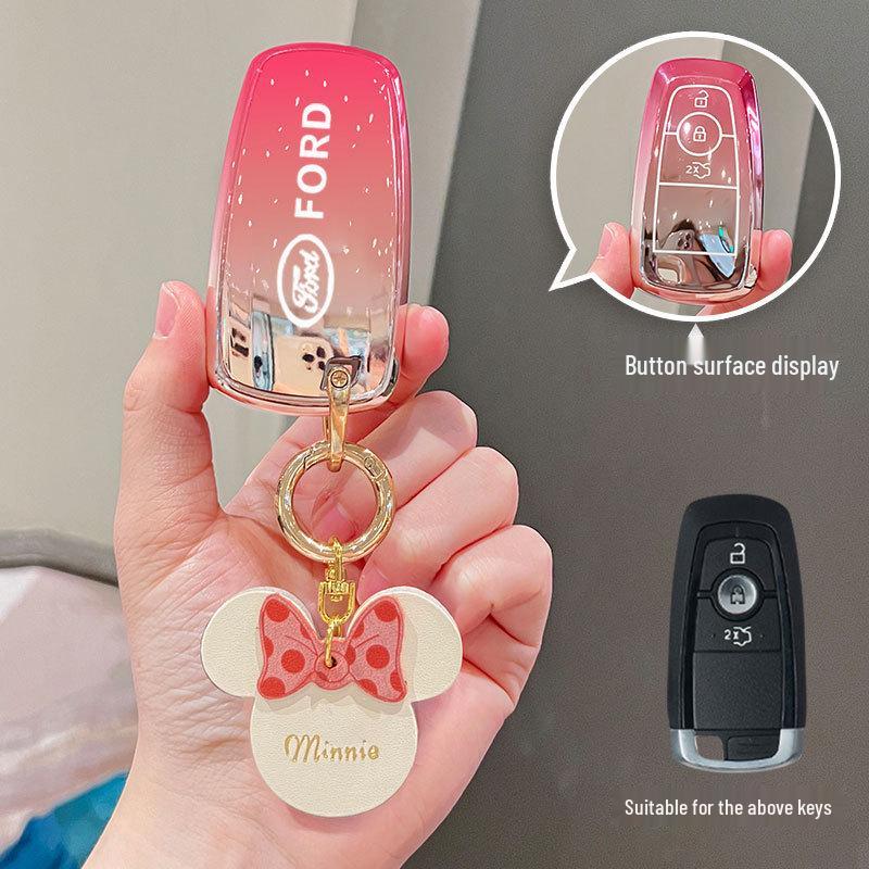 Ford Prado Key Cover: Durable, Anti-Drop Shell for Taurus, EcoSport - Creative Decoration