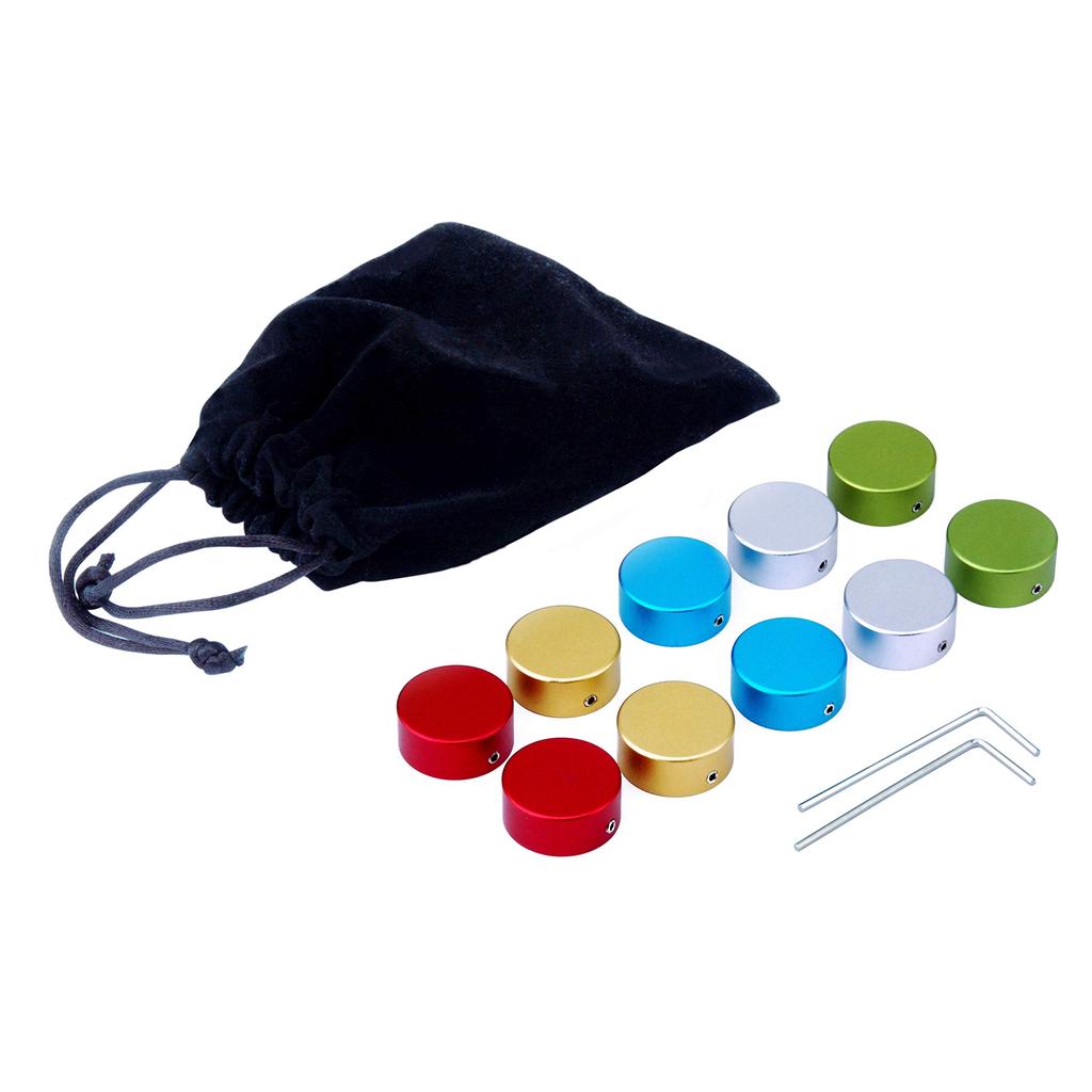 Guitar Effects Footswitch Hat 10PCS Mixed Color