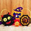 Ghost Bat DIY Trick or Treat Bag Non-woven Fabric Pumpkin Handbag DIY Halloween Candy Bag  Toddlers