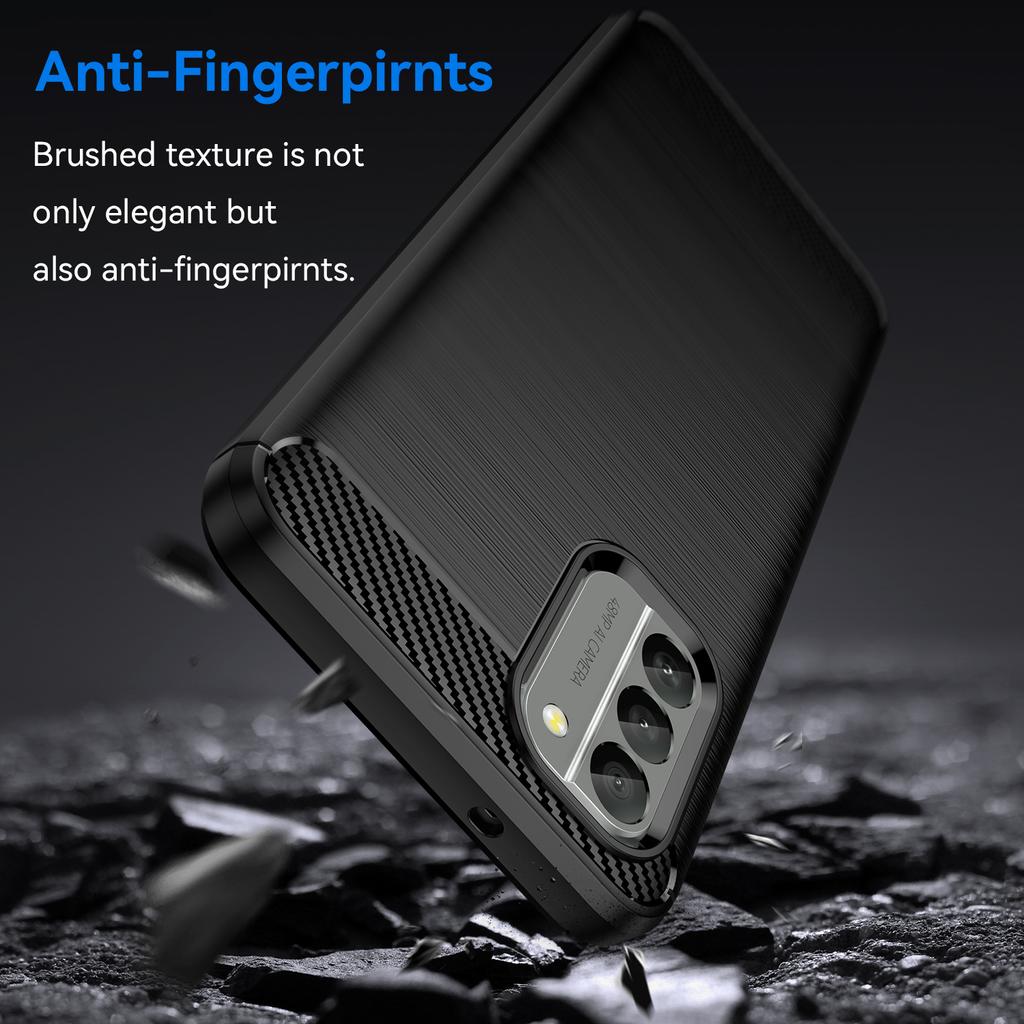 Carbon Fiber Texture TPU Case for Nokia G310 G22 G42 G60 G400 G11 G22 G50 G10 G20 Shockproof Protective Cover Funda Coque