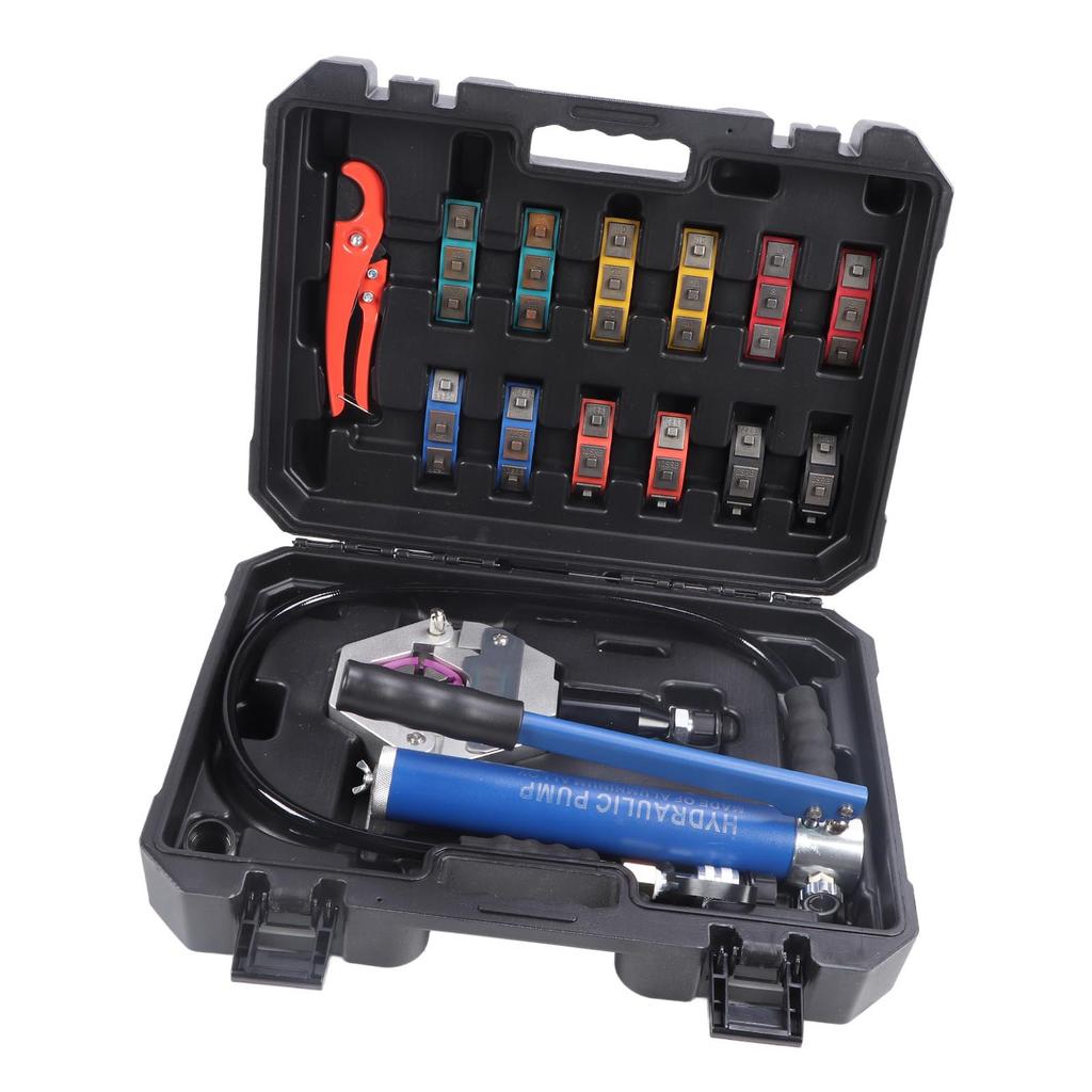 Hydraulic Hose Crimper Air Conditioner Hose Crimper Manual Crimping Tool with Pump for Repair