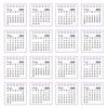 2026 Mini Desktop Calendar Cute Cartoon Desk Planner with Spiral Binding Small Planning Notebook