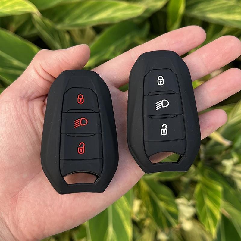 Силиконовый чехол для автомобильного ключа для Citroen C2 C3 C5 X7 C4 Picasso Berlingo для Peugeot 208 308 408 508 3008 4008 5008 Smart Key
