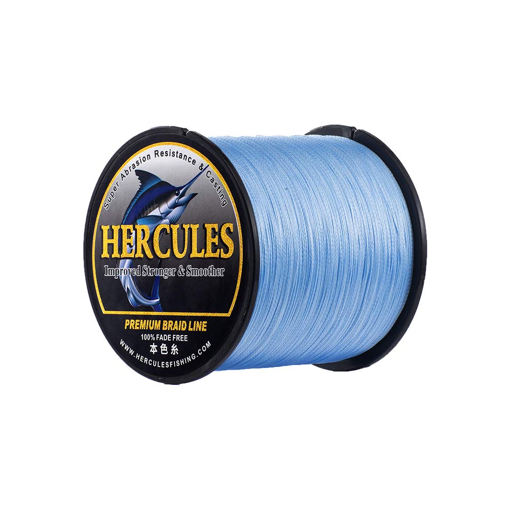 Hercules PE Fishing Line Suitable for various fishing styles including surf sea boat and Highly durable and resistant to - Colorfast, 4-strand