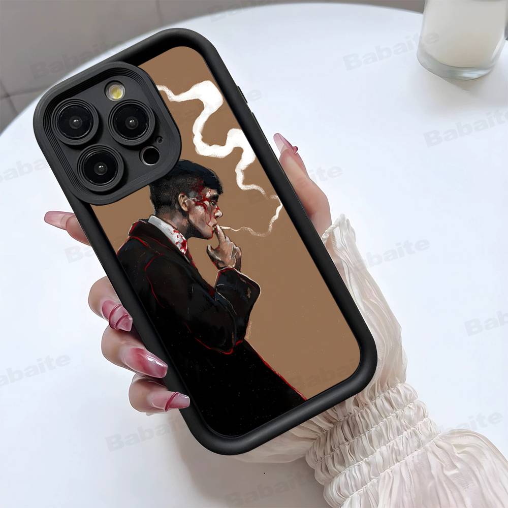 Чехол для телефона из фильма «Острые козырьки» P-Peaky-S Для iPhone 17 16 15 13 11 12 14 Pro Max Plus Силиконовая защитная крышка