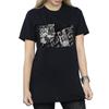 AC/DC Womens/Ladies Badges And Posters Collection Cotton Boyfriend T-Shirt