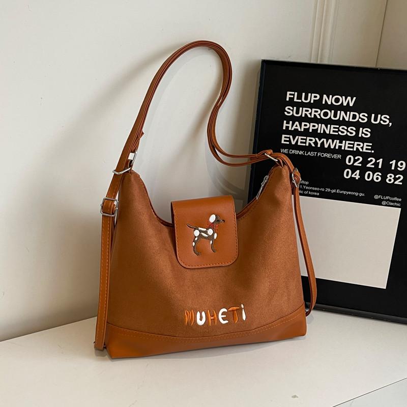 IELGY Underarm Retro Casual Large Capacity Tote Bag