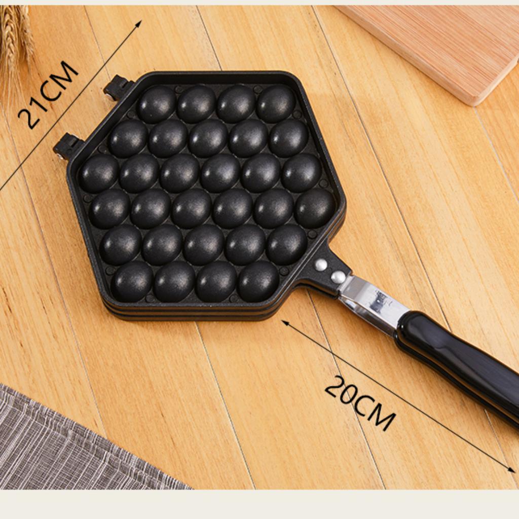 QQ яйцо пузырь форма для выпечки торта форма для яиц роликовый железный алюминиевый вафельница форма с антипригарным покрытием DIY тарелка для кексов