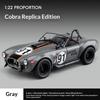 1/22 Ford Shelby Cobra Реплика Литой Модель Автомобиля Кабриолет Ретро Коллекция Классический Автомобиль Игрушечная Машина Подарок Мальчику на Праздник День Рождения