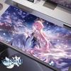Большой игровой коврик для мыши MiHoYo Genshin (90x40см)