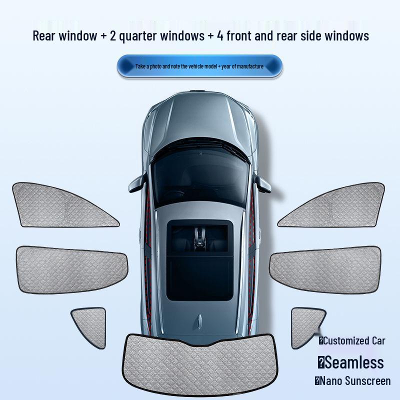 Sunshade for Chery Little Ant QQ Ice Cream Shuxiangjia Arrizo e Wujie PRO