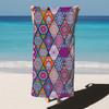 Multiple Types Microfiber Blanket Quick Drying Beach Towels, Oversized Printing Towel, Super Absorbent Pool Towel Blanket 1PC