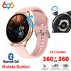 696 Bt Call Smart Watch Men Women Вращающиеся кнопки Smartwatch Heart Rate Test 1,32 дюйма 360*360 Relojes Inteligentes Ladies