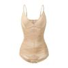 Belly Contracting Cross Belt Body Shapers Seamless Mesh Transparent Bodysuit  Girls