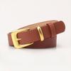 Stylish Faux Leather Belt For Women With Alloy Pin Buckle Elegant Casual Waist Accessory