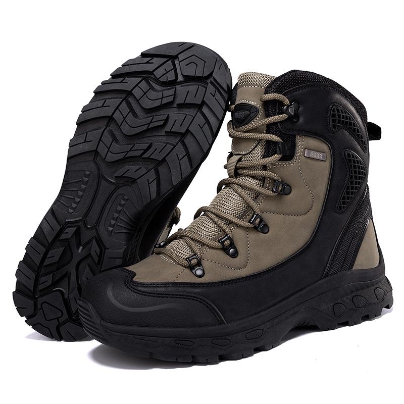Outdoor Multi-Terrain Tactical Boots Jungle Adventure Rescue Martin Boots Large Size All-Weather Combat Boots
