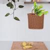 Настенная корзина для кухни Плетеная корзина для хранения имбиря, чеснока, фруктов, овощей Декоративная настенная корзина-органайзер Подвесная корзина