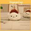 Cartoon Inspired Cha Siu Bao Plush Toy Keychain Pendant Backpack Accessories