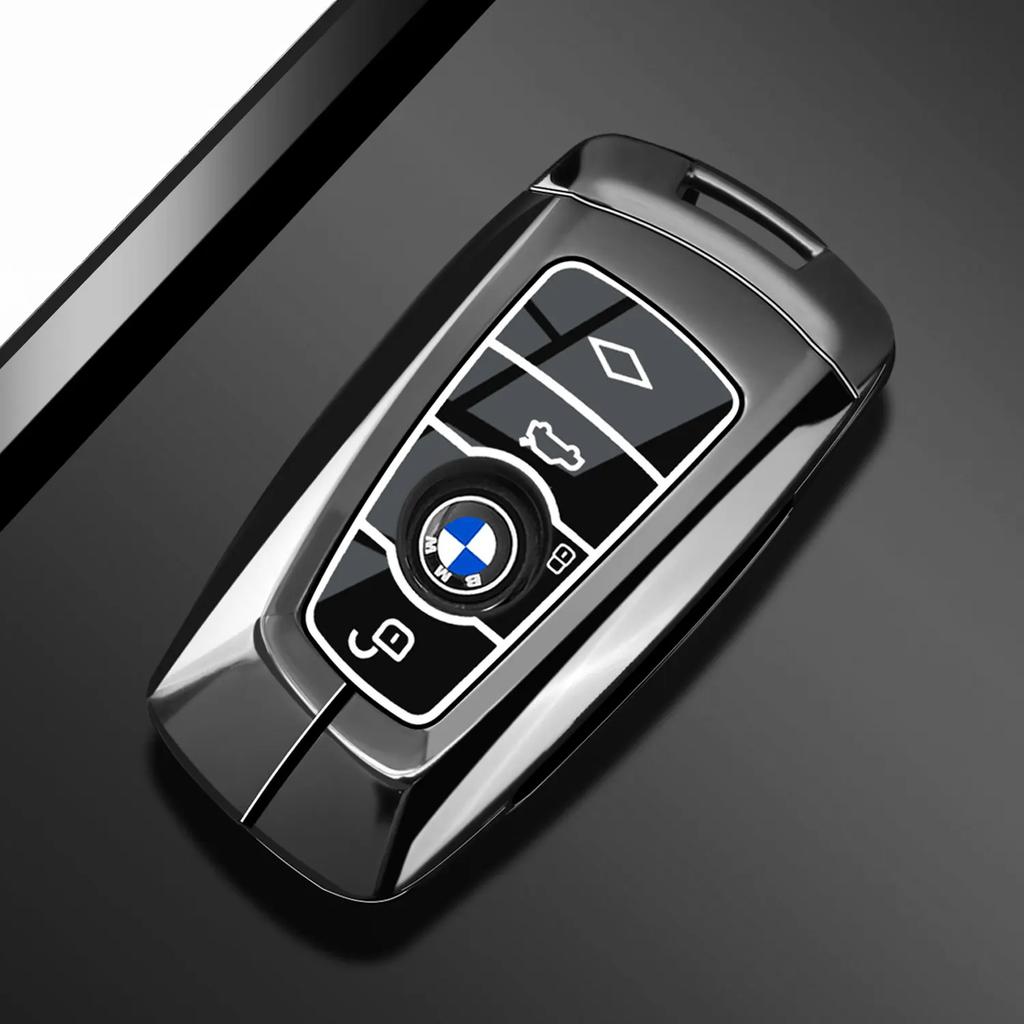 Чехол-брелок из цинкового сплава для ключа автомобиля BMW X1 X3 X4 X5 F15 X6 F16 G30 7 Серия G11 F48 F39 520 525 f30 118i 218i 320i Автоаксессуары