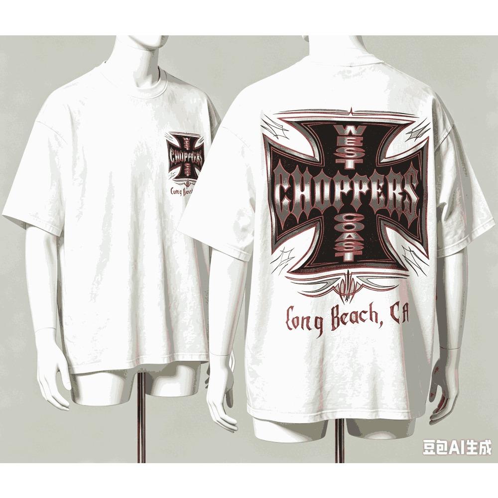 West Coast Choppers для Подарка Фанатам Футболка Мужская Женская Харадзюку Оверсайз Унисекс Короткий Рукав Уличная одежда высокое качество Для пар Классическая мягкая Ретро Мода