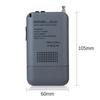 HRD-104 1.3 Inch LCD Digital Display Pocket AM FM Radio with 40mm Driver Speaker