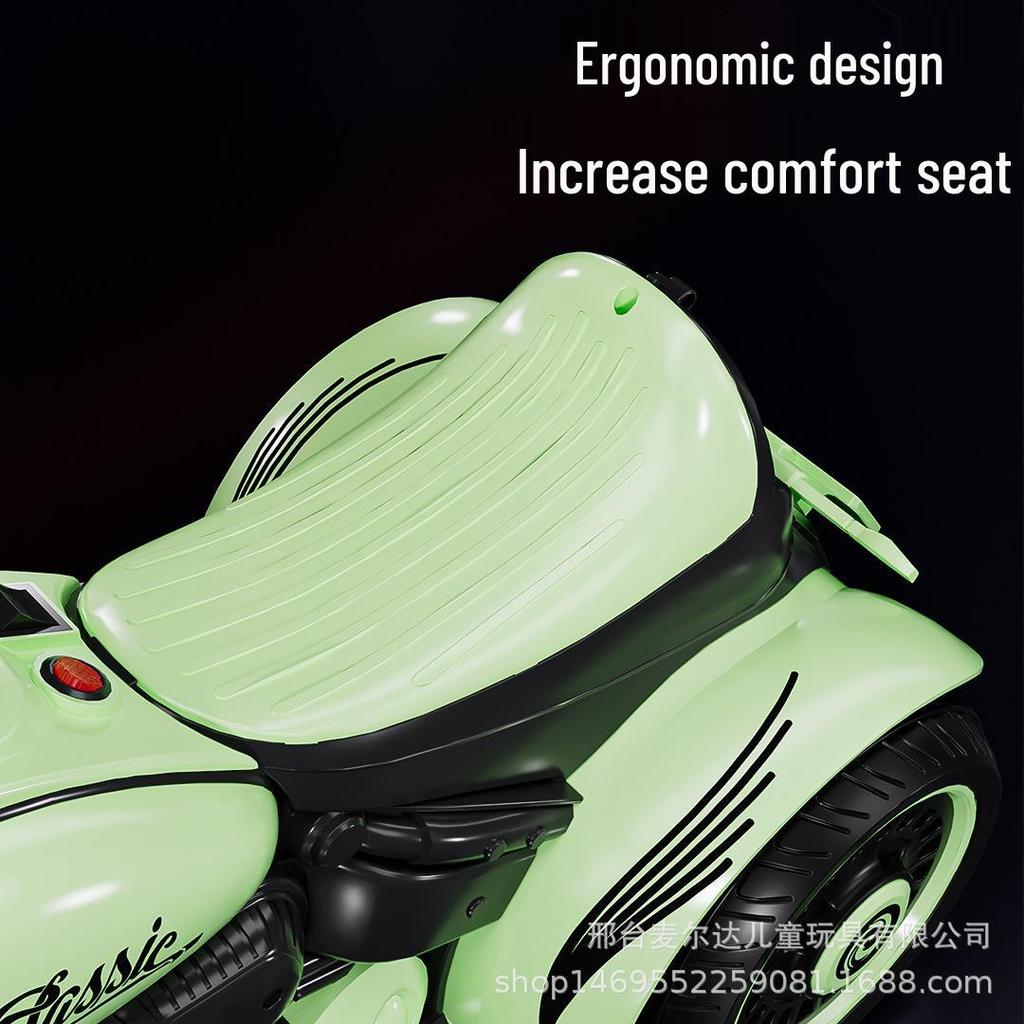 Kids' Electric Tricycle with Remote Control – Rechargeable Battery Car for Boys and Girls