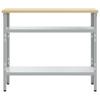Workbench Gray 100 x 55 x 85 cm Powder Coated Steel