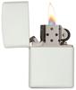 ZIPPO Lighter Plain Matte White 214 Imported [Regular Product]