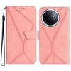 For vivo Y39 5G Case Skin Touch Lines Imprinted PU Leather Flip Phone Cover
